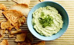 Creamy Avocado Dip With Scallions