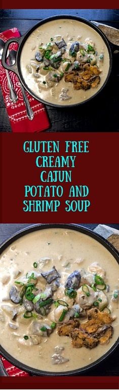 Creamy Cajun Potato and Shrimp Soup