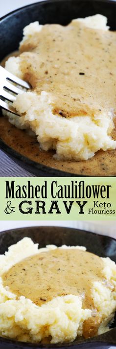 Creamy Cauliflower Mash and Keto Gravy