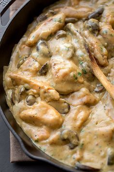 Creamy Chicken Stroganoff with Mushrooms