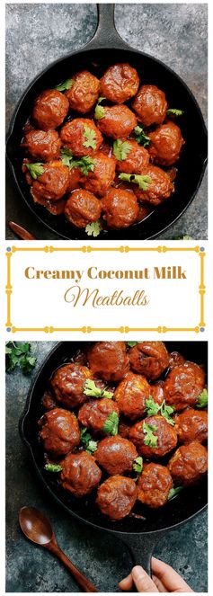 Creamy Coconut Milk Meatballs