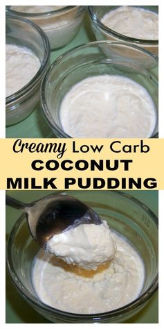 Creamy Coconut Milk Pudding