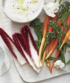 Creamy Feta and Cumin Dip With Winter Crudités