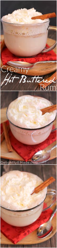 Creamy Hot Buttered Rum