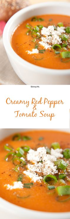 Creamy Red Pepper & Tomato Soup