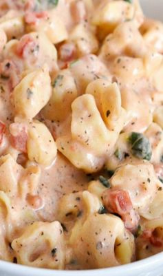 Creamy Spinach Tomato Tortellini