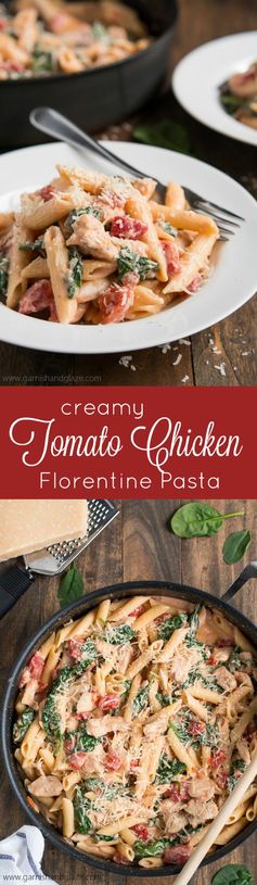 Creamy Tomato Chicken Florentine