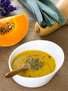 Crema de garbanzos y calabaza