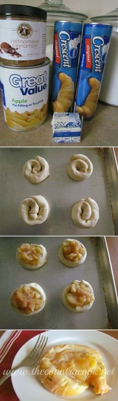 Crescent Apple Pie Danishes