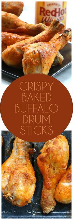 Crispy Baked Buffalo Drumsticks