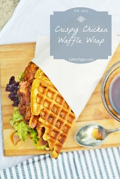 Crispy Chicken Waffle Wrap