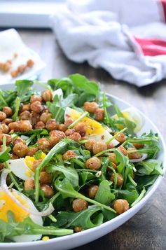 Crispy Chickpea and Arugula Salad