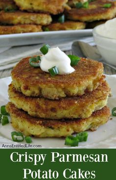 Crispy Parmesan Potato Cakes