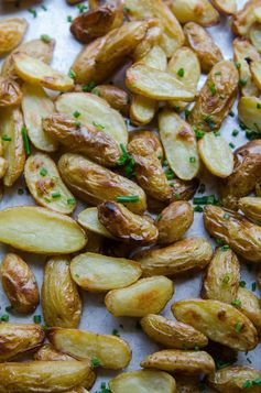 Crispy Salt & Vinegar Fingerling Potatoes