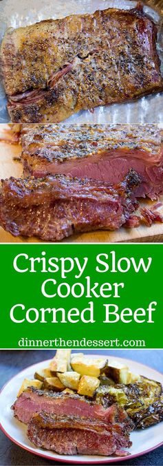 Crispy Slow Cooker Corned Beef