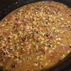 Crock Pot Black-eyed Peas & Ham