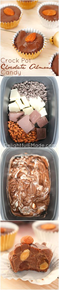 Crock Pot Chocolate Almond Candy