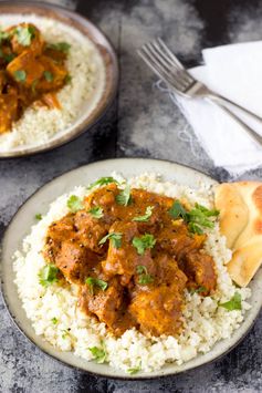 Crock pot Indian Butter Chicken (Easy & Healthy