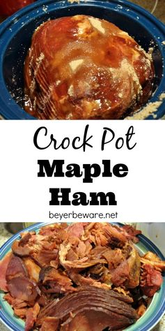 Crock Pot Maple Ham