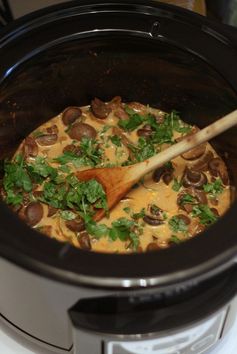 Crock-Pot mushroom stroganoff (giveaway!