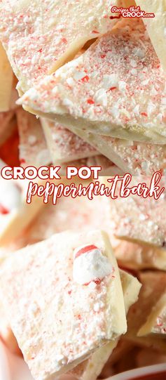 Crock Pot Peppermint Bark