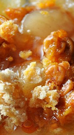 Crock Pot Salted Caramel Apple Spoon Cake