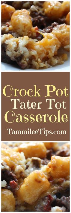 Crock Pot Tater Tot Casserole