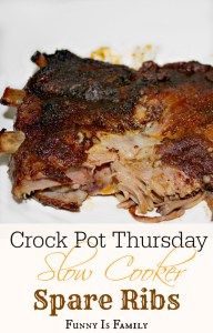 Crock Pot Thursday: Slow Cooker Spare Ribs