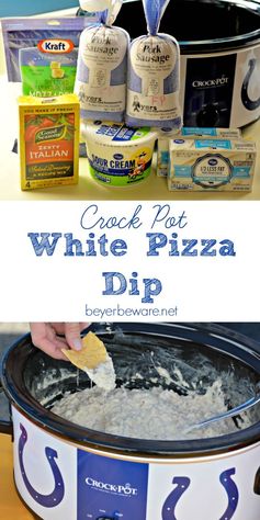 Crock Pot White Pizza Dip