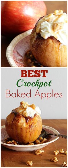 Crockpot Baked Apple