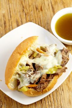 Crockpot Italian Beef Sandwiches