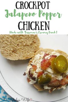 Crockpot Jalapeno Chicken Sliders