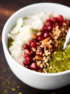 Crockpot Matcha Oatmeal