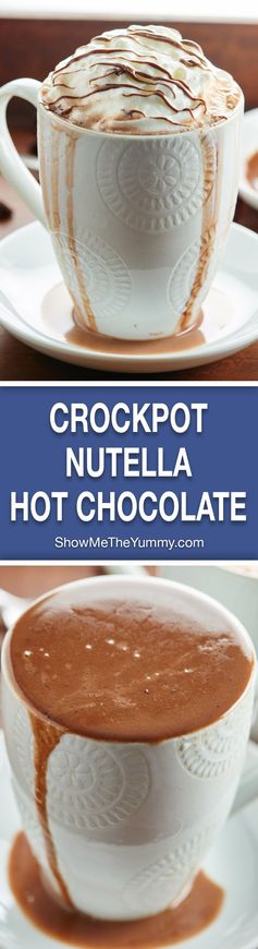 Crockpot Nutella Hot Chocolate