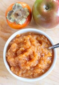 Crockpot Persimmon Applesauce