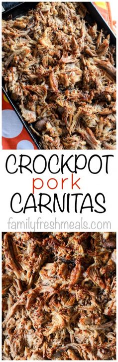 Crockpot pork carnitas