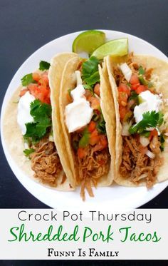 Crockpot Pork Tacos