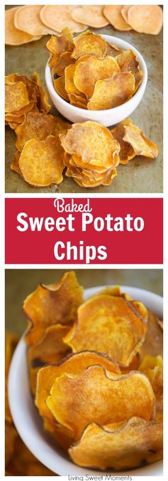 Crunchy Baked Sweet Potato Chips