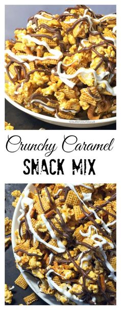 Crunchy Caramel Snack Mix