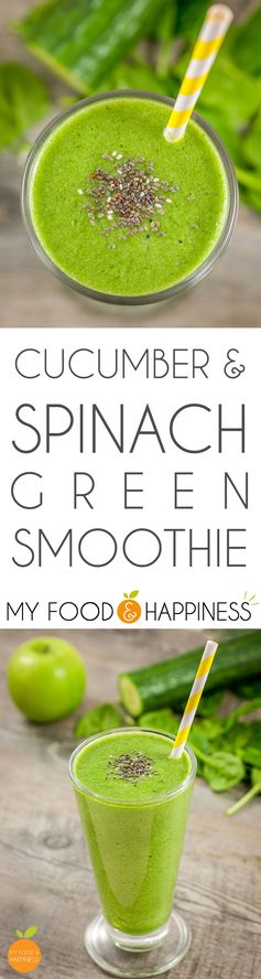 Cucumber & Spinach green smoothie