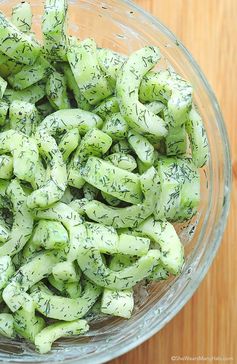 Cucumber Dill Greek Yogurt Salad