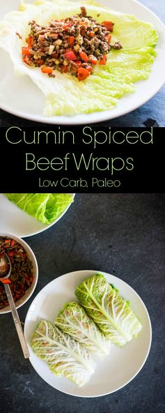 Cumin Spiced Beef Wraps – Low Carb, Paleo