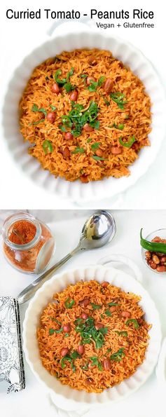 Curried Tomato-Peanut Rice