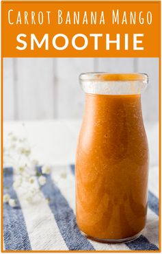 Daily orange carrot smoothie