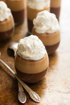 Dark Chocolate Salted Caramel Pots de Creme