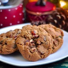 Dark Fruitcake Cookies