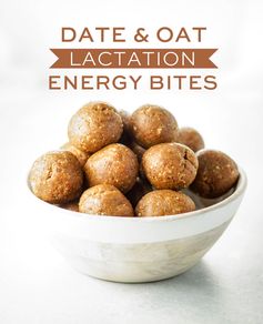 Date & Oat Lactation Energy Bites (Vegan & Gluten-Free