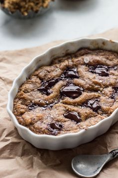 Deep-Dish, Single-Lady, Salted Whole Wheat Vegan Chocolate Chip Cookie