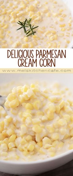 Delicious Parmesan Cream Corn