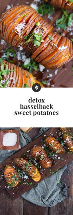 Detox Hasselback Sweet Potatoes